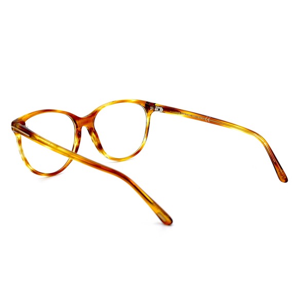 TOM FORD TF5544-B/V 056 BLOND HAVANA BLUE BLOCK AUTHENTIC EYEGLASSES FRA… - Picture 7 of 11
